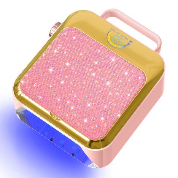 1 NLS19D Portable Nail Lamp-Pink Diamond