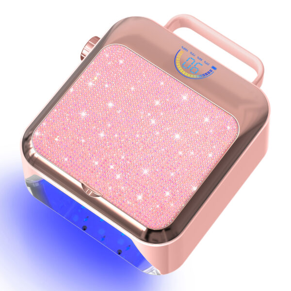 1 NLS19D Portable Nail Lamp-Pink Diamond