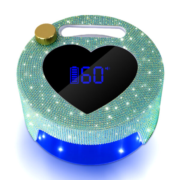 NLS14D Heart-Shaped Nail Lamp-Green Diamond