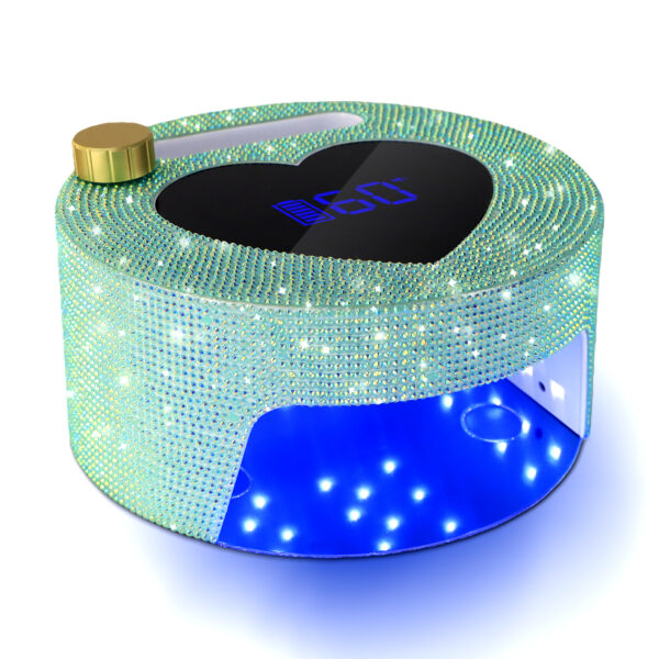 NLS14D Heart-Shaped Nail Lamp-Green Diamond