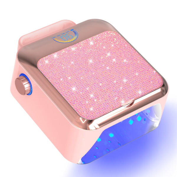 4 NLS19D Portable Nail Lamp-Pink Diamond