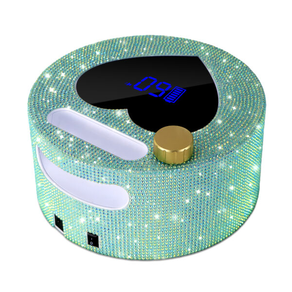 NLS14D Heart-Shaped Nail Lamp-Green Diamond