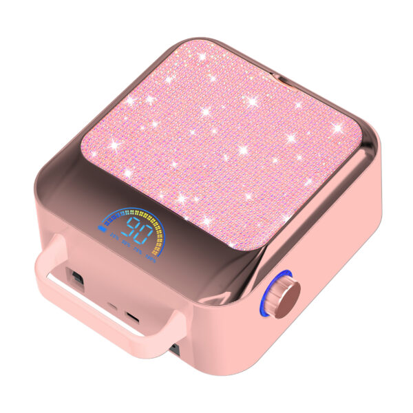 5 NLS19D Portable Nail Lamp-Pink Diamond