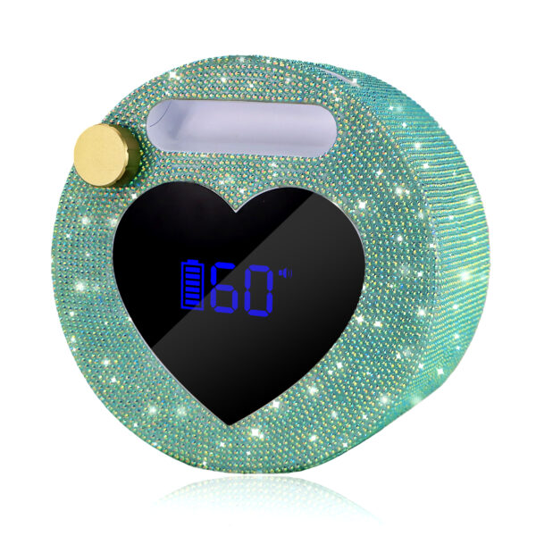 NLS14D Heart-Shaped Nail Lamp-Green Diamond