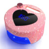 AB粉色粗钻1 NLS14D Heart-Shaped Nail Lamp-Pink Diamond