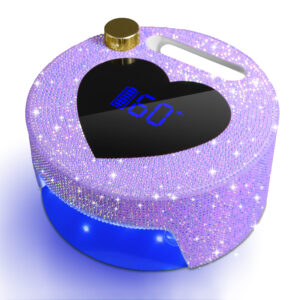 NLS14D Heart-Shaped Nail Lamp-Purple Diamond