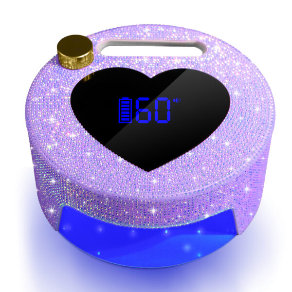 AB紫色粗钻2 NLS14D Heart-Shaped Nail Lamp-Purple Diamond