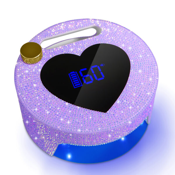 AB紫色粗钻3 NLS14D Heart-Shaped Nail Lamp-Purple Diamond