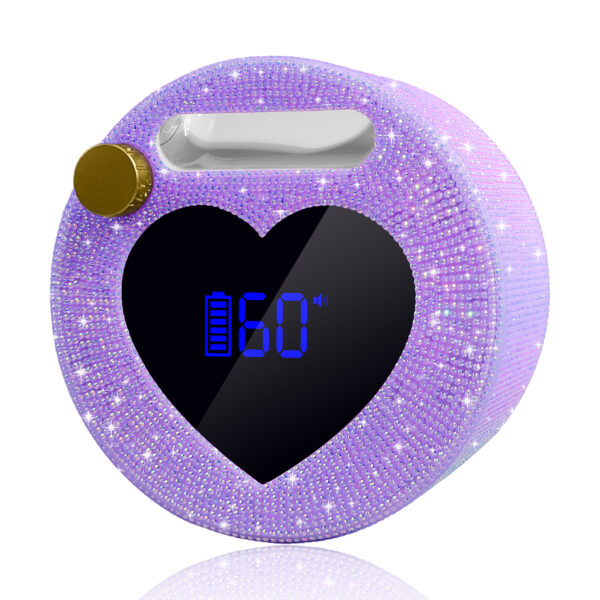AB紫色粗钻5 NLS14D Heart-Shaped Nail Lamp-Purple Diamond