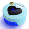 NLS14D Heart-Shaped Nail Lamp-Blue Diamond