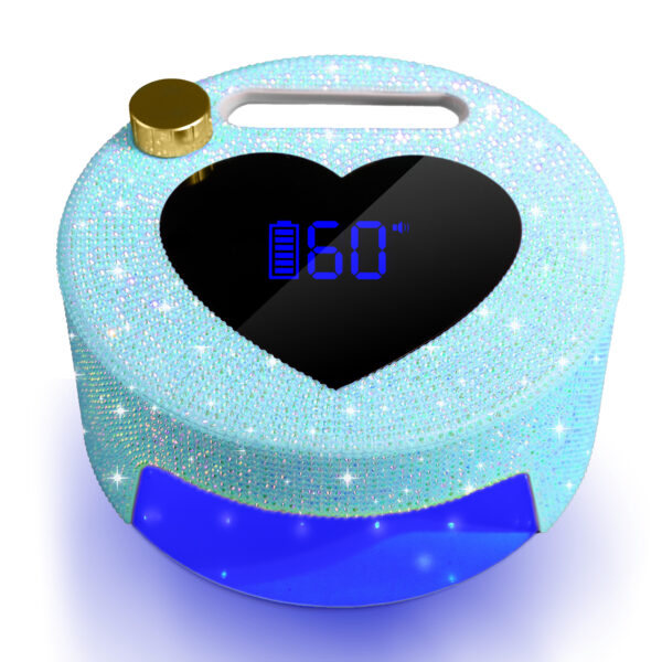 NLS14D Heart-Shaped Nail Lamp-Blue Diamond
