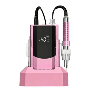ND70S竖版玫瑰金粉底 ND70S Brushless Nail Drill-Pink