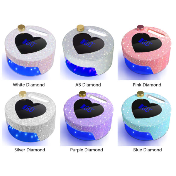 NLS14D合集1 NLS14D Heart-Shaped Nail Lamp-Pink Diamond