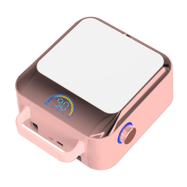 电镀粉+粉色2 NLS19 Portable Nail Lamp-Pink