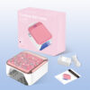 白底玫瑰金-包装 NLS19D Portable Nail Lamp-Rhinestones Diamond