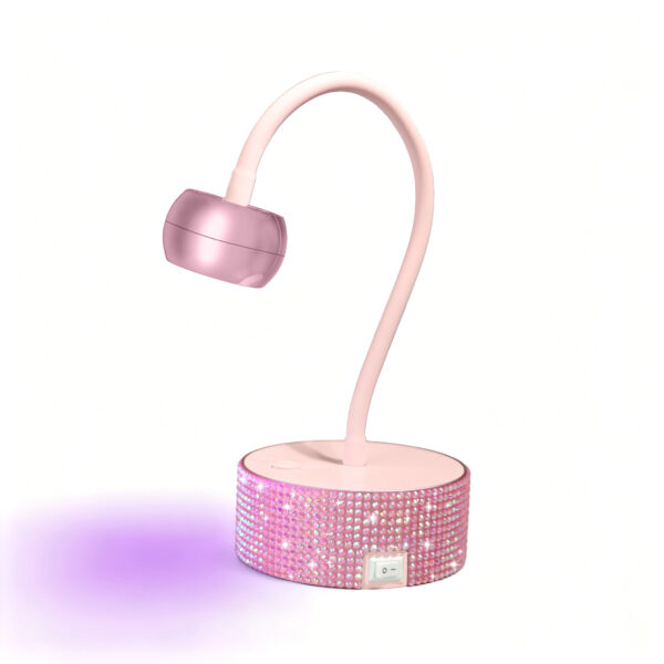 2 NLM14 Mini UV Nail Lamp-Pink Diamond
