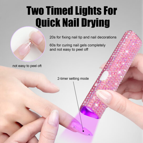 2 NLY10D Mini Triangle Lamp - Diamond