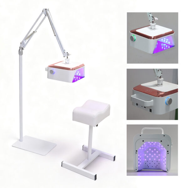 2 Rechargeable UV LED Nail Lamp Rack-type and Stool