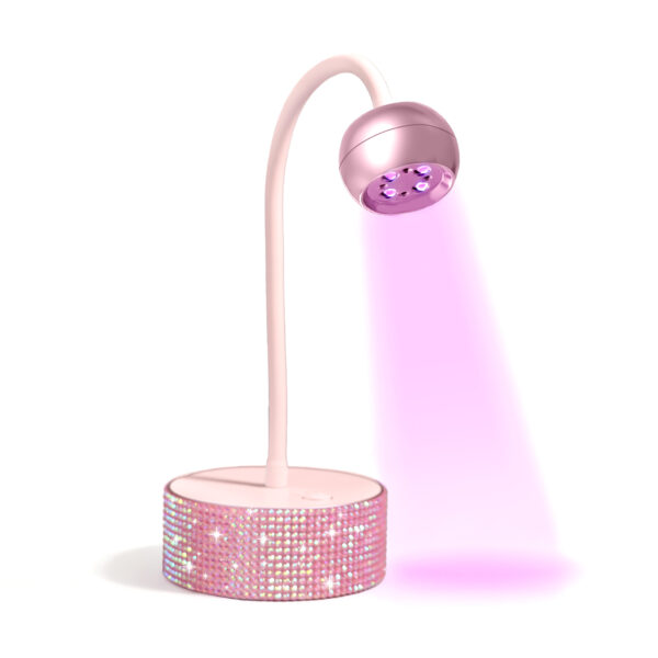 3 NLM14 Mini UV Nail Lamp-Pink Diamond