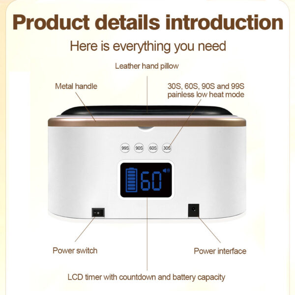 2IN1 Rechargeable Nail Lamp