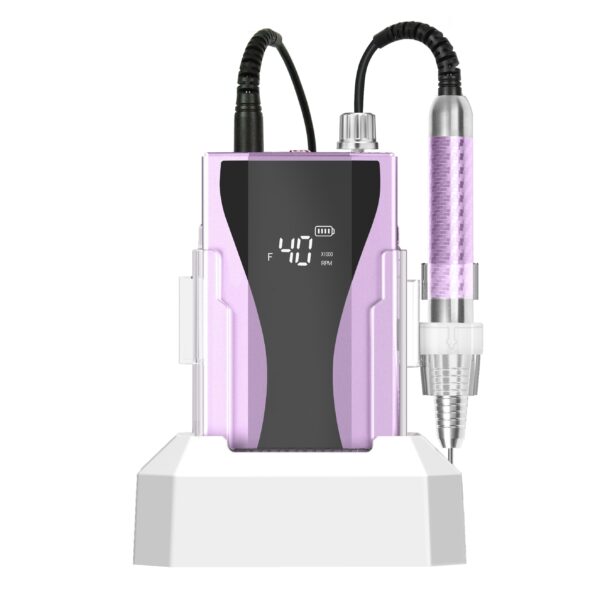 ND40S竖版紫色1 ND40S Brushless Nail Drill-Violet