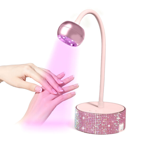 主图 NLM14 Mini UV Nail Lamp-Pink Diamond