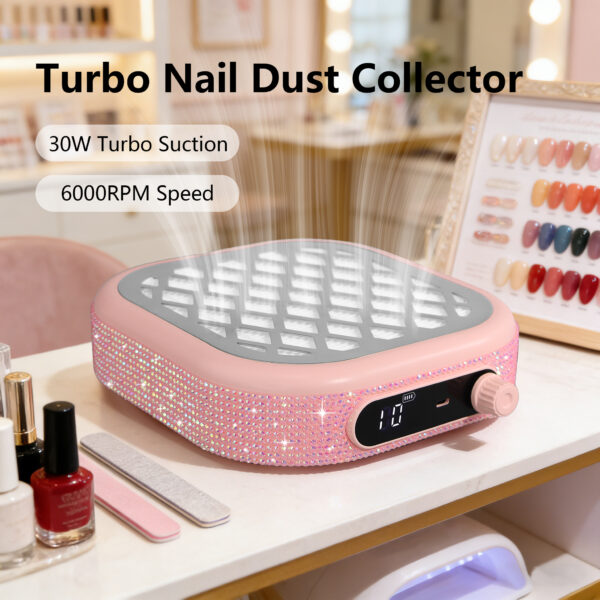 DC01D Nail Dust Collector-Pink Diamond