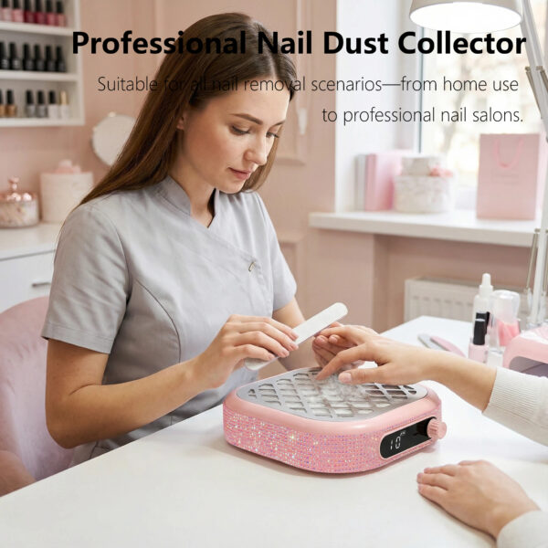DC01D Nail Dust Collector-Pink Diamond