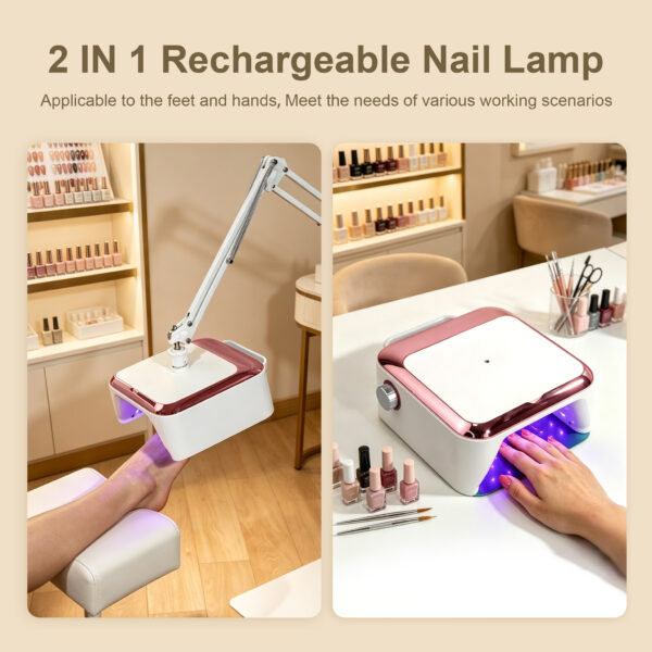 Rechargeable UV LED Nail Lamp Rack-type and Stool