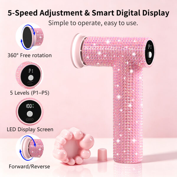 主图3 FG12D Foot Callus Remover-Pink Diamond